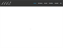 Tablet Screenshot of mp-group.it